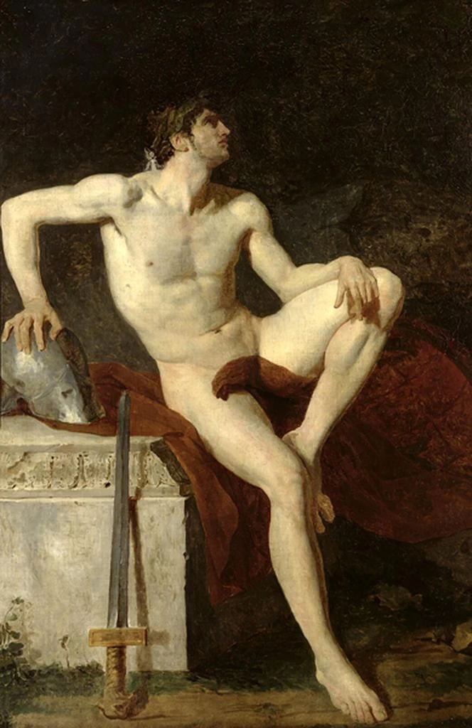 Gladiatore seduto - Museo delle Belle Arti di Rouen
